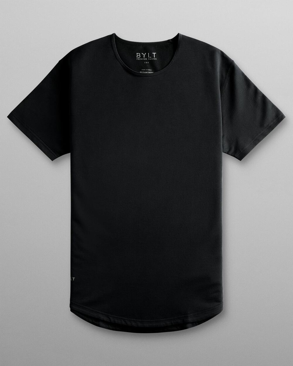 BYLT Drop Cut Premium Basic Lux Classic Fit Black Tee Men’s XL